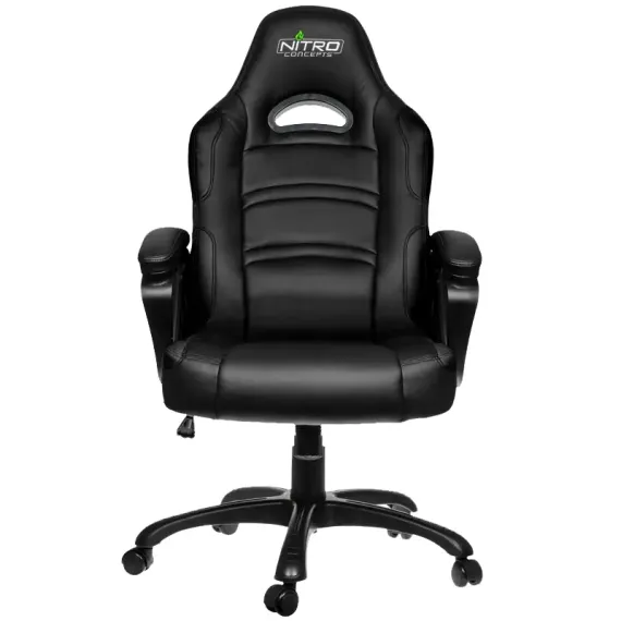 SCAUN GAMING GAMEMAX GCR07, PU PIELE, NEGRU