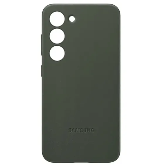 ЧЕХОЛ SAMSUNG LEATHER COVER FOR GALAXY S23+, ЗЕЛЕНЫЙ