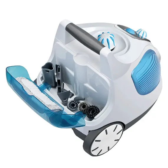 APARAT DE CURATAT CU ABUR THOMAS THOMAS VAPORO BUGGY, ALB/ABASTRU DESCHIS