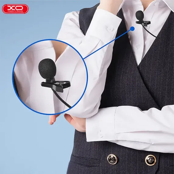 MICROFON PENTRU CALCULATOR XO MKF01, CU FIR, NEGRU