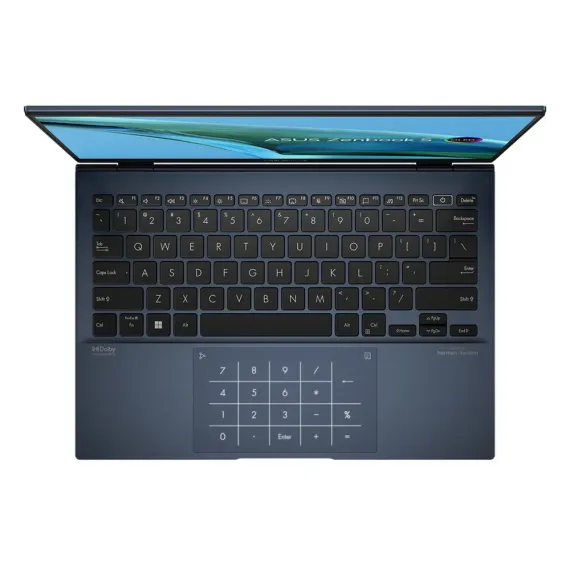 LAPTOP 13,3" ASUS ZENBOOK S 13 OLED UM5302TA, PONDER BLUE, AMD RYZEN 7 6800U, 16GB/512GB, FARA SO