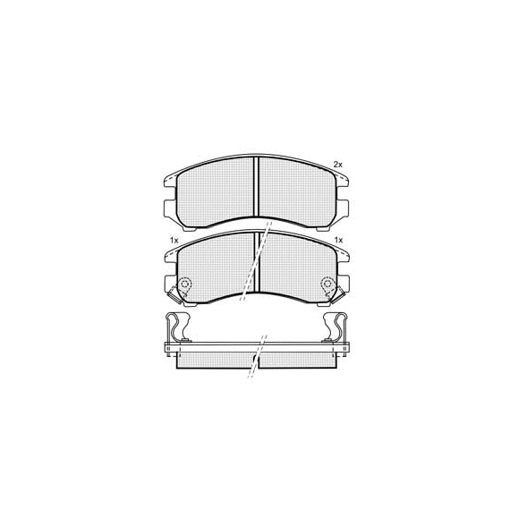КОЛОДКИ DBS3053 SP263 T3078