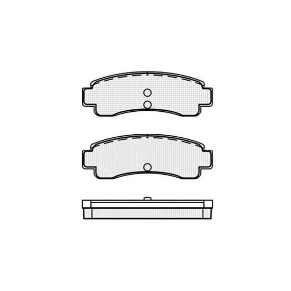 КОЛОДКИ DBS3129 T3045 NISSAN SUNNY N13, N14 ЗАД