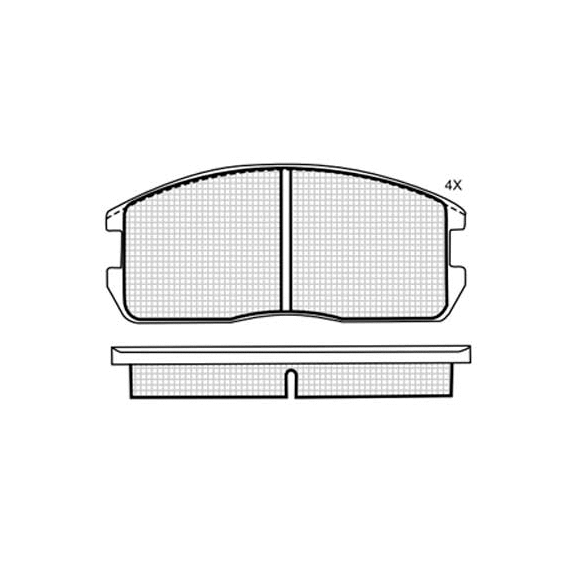 КОЛОДКИ DBS3022 SP220 T0355