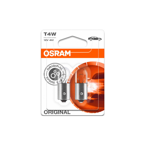 ЛАМПА OSRAM 3893-02B 4W 12V BA9S T4W