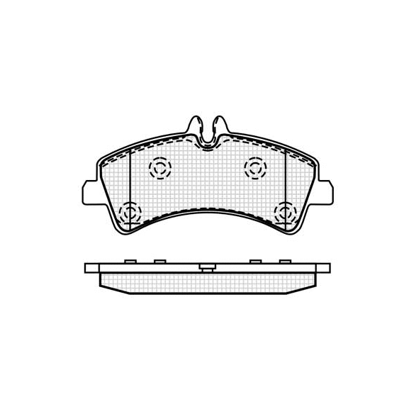 DBS2480 (SP745) (C6027) (GDB1699) * MERCEDES SPRINTER II / VW CRAFTER ЗАДН. КОЛОДКИ