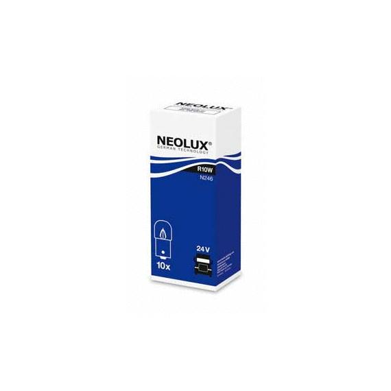 ЛАМПА АВТОМОБИЛЬНАЯ NEOLUX - R10W 24V 10W BA15S