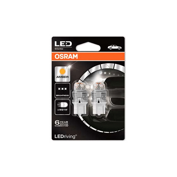LED ЛАМПА OSRAM LEDRIVING PREMIUM AMBER W21W 12V 7905YE-02B
