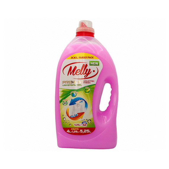 ПОРОШОК ЖИДКИЙ ДЛЯ СТИРКИ ''MELLY'' PREMIUM MOUNTAIN FRESH PINK 5.250Л