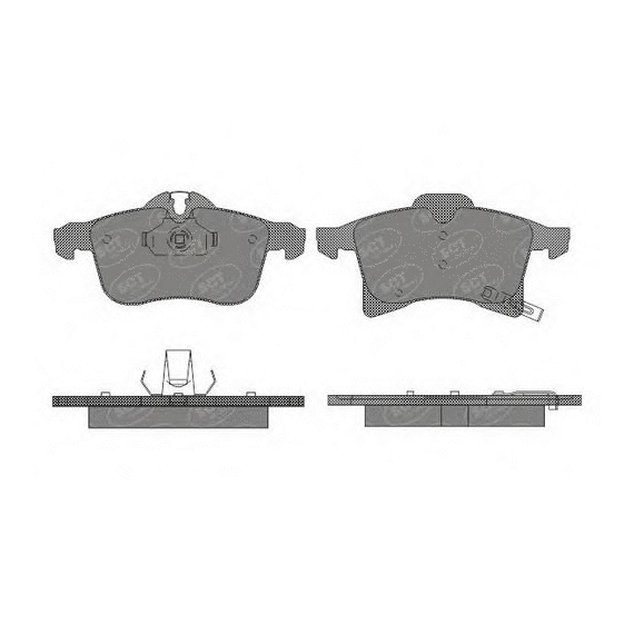 ТОРМОЗНЫЕ КОЛОДКИ DBS2446 (SP 493) (T1225) * OPEL ZAFIRA F, ASTRA H ПЕР.