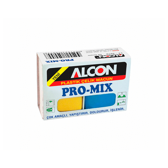 M-2207 ШПАТЛЕВКА ЭПОКСИДНАЯ PRO-MIX (ХОЛОДНАЯ СВАРКА) ДЛЯ ПЛАСТ. И СТАЛИ 80 GR. (КОРОБКА)