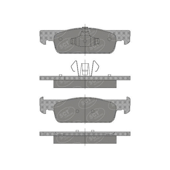 ТОРМОЗНЫЕ КОЛОДКИ DBS (SP 663) (LPR 05P1702) * DACIA LOGAN 2013- ПЕР.  FATA