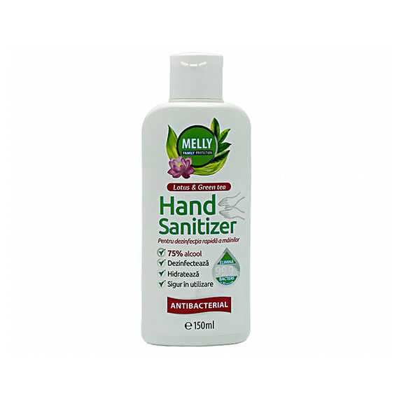 АНТИБАКТЕРИАЛЬНЫЙ ГЕЛЬ ДЛЯ РУК С АРОМАТОМ MELLY 150 ML