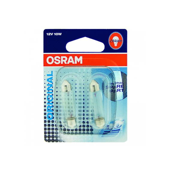 АВТОЛАМПА OSRAM 12V C10W SV8.5-8 (6411-02B)