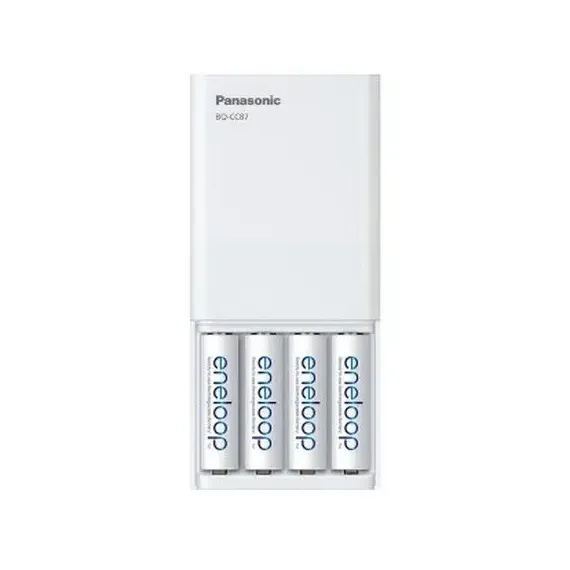 ЗАРЯДНОЕ УСТРОЙСТВО PANASONIC BQ-CC87USB, БЕЛЫЙ