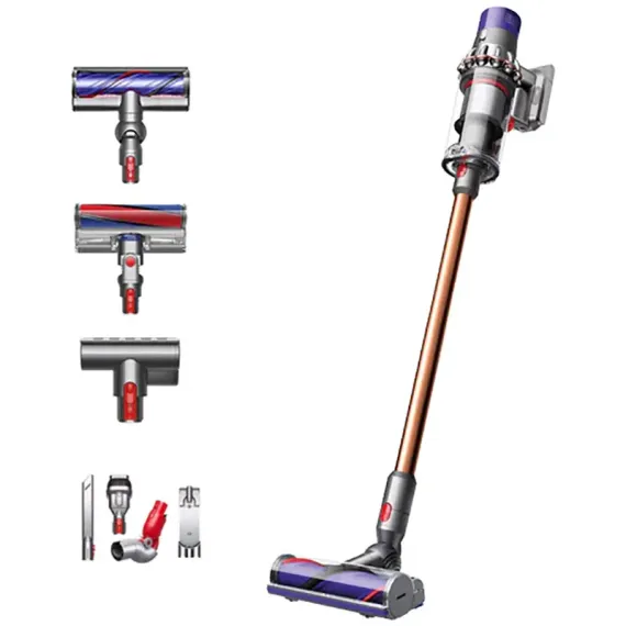 ВЕРТИКАЛЬНЫЙ ПЫЛЕСОС DYSON V10 ABSOLUTE+, СЕРЫЙ | ОРАНЖЕВЫЙ