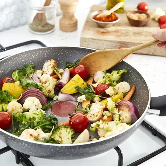 СКОВОРОДА WOK TEFAL B5791942, 3,6Л, 28СМ, GREY