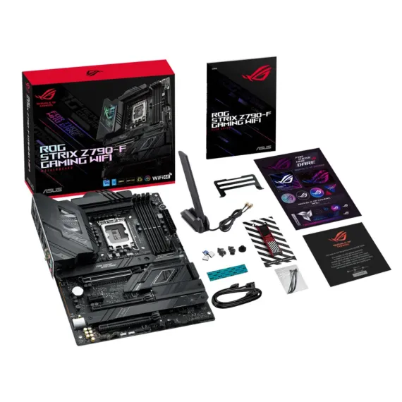 PLACA DE BAZA ASUS ROG STRIX Z790-F GAMING WIFI, LGA1700, INTEL Z790, ATX