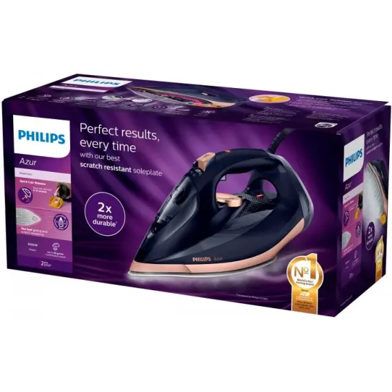 УТЮГ PHILIPS GC4909/60, 3000 ВТ, ЧЕРНЫЙ | ЗОЛОТИСТЫЙ