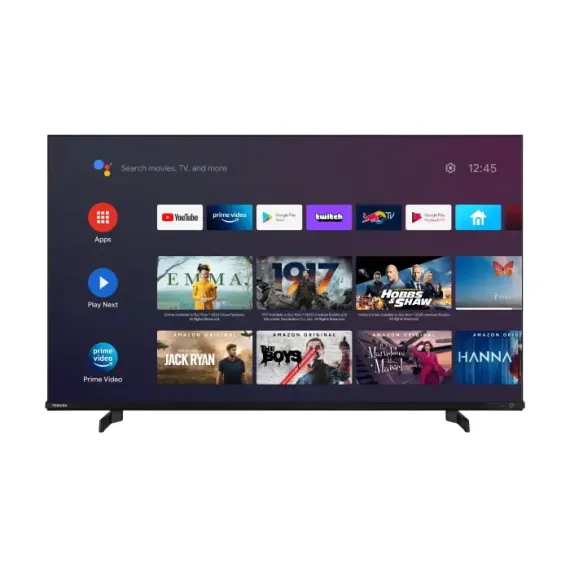 43" QLED SMART TV TOSHIBA 43QA4263DG, 3840X2160 4K UHD, ANDROID TV, NEGRU