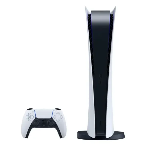 CONSOLA DE JOCURI SONY PS5, ALB, "GOW RAGNAROK"(VOUCHER), "HORIZON II", "LAST OF US RMK"