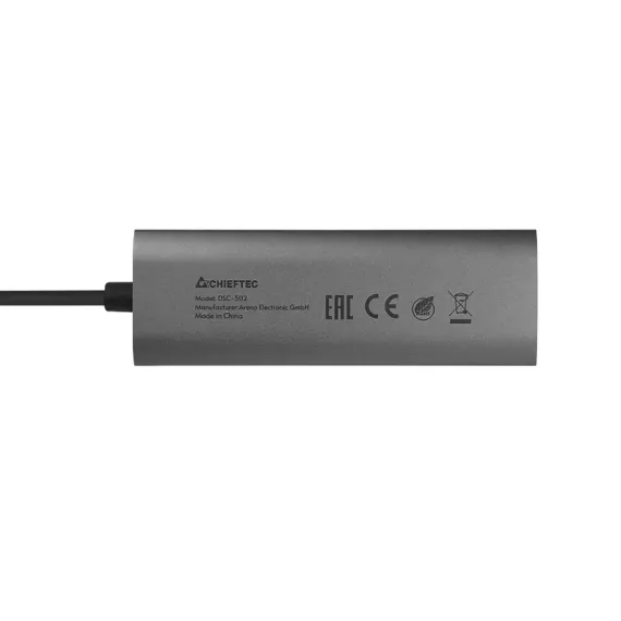 ДОК-СТАНЦИЯ CHIEFTEC DSC-502, СЕРЫЙ