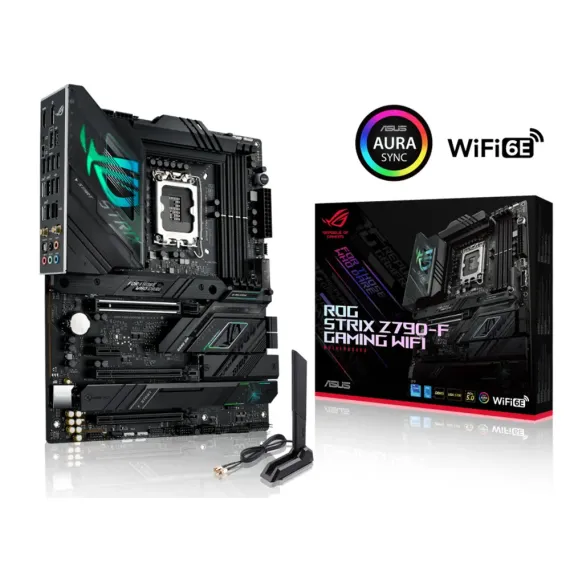 PLACA DE BAZA ASUS ROG STRIX Z790-F GAMING WIFI, LGA1700, INTEL Z790, ATX