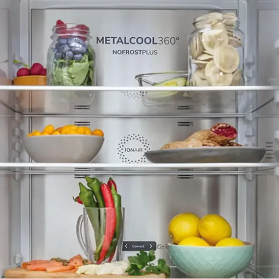 ХОЛОДИЛЬНИК GORENJE NRC6204SXL5M, METALCOOL 360°, НЕРЖАВЕЮЩАЯ СТАЛЬ