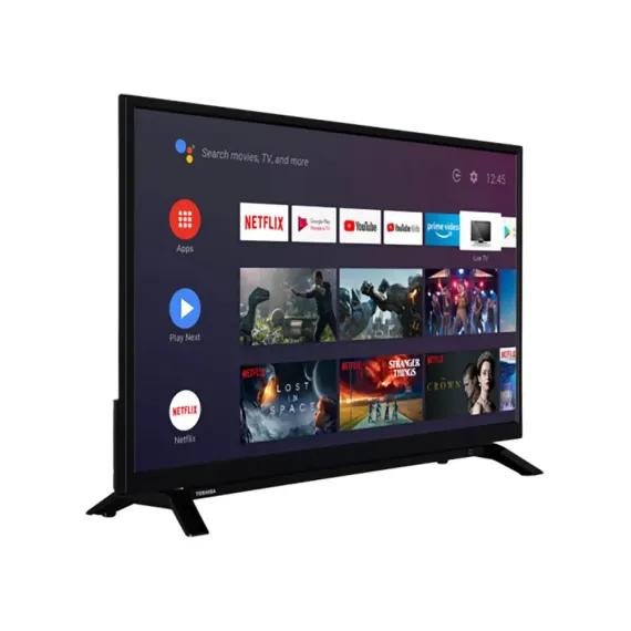 32" LED SMART TV TOSHIBA 32WA2063DG, 1366X768 HD, ANDROID TV, NEGRU
