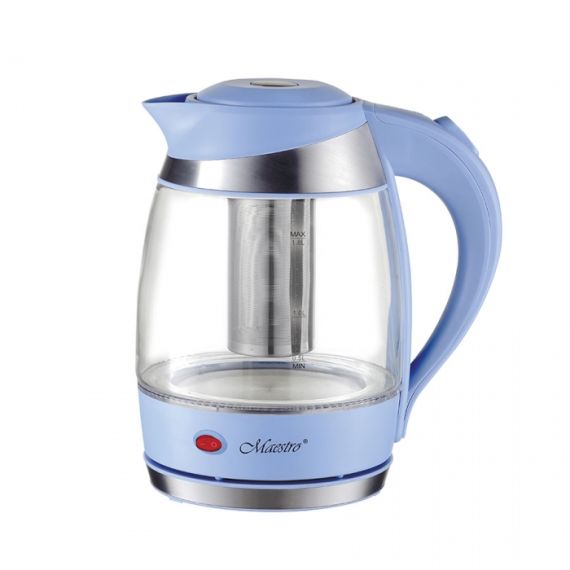 ЧАЙНИК ЭЛЕКТРИЧЕСКИЙ MAESTRO  MR -065 (1.8L) СТЕКЛ. С ЗАВАРНИКОМ