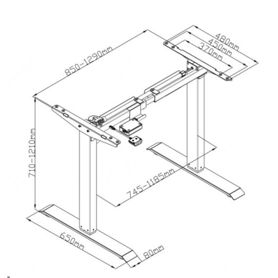 СТОЛ С ЭЛЕКТРОПОДЪЕМОМ ET114