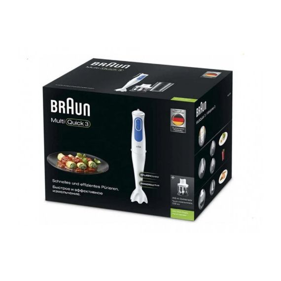 БЛЕНДЕР BRAUN  MQ3025WH ВМЕСТИМОСТЬ ЧАШИ БЛЕНДЕРА, МЛ  0**ПО