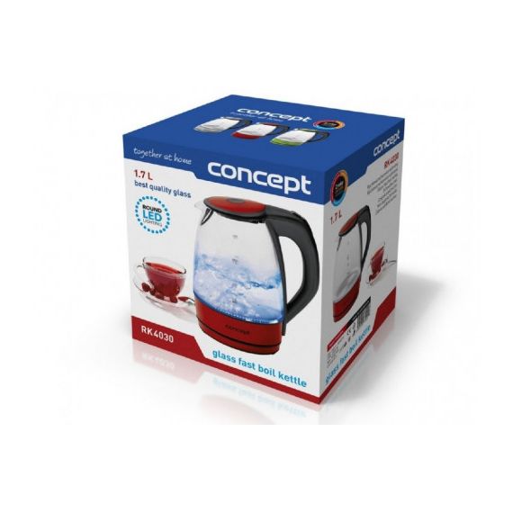 ЧАЙНИК CONCEPT RK4030RE ПРОЗРАЧНЫЙ