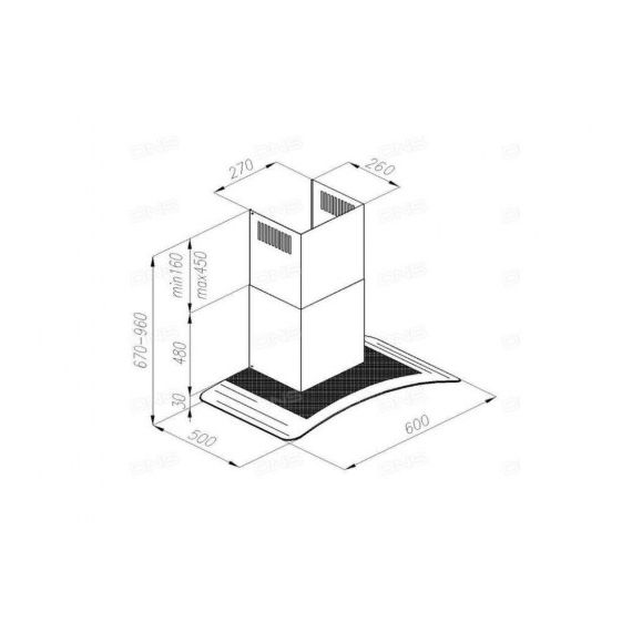 HOOD HANSA OKC621GBH BLACK