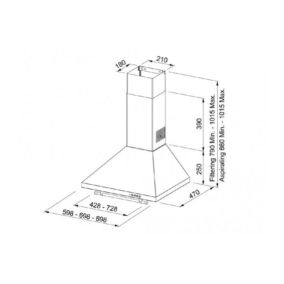 ВЫТЯЖКА FRANKE FCM 902 PW ( 320.0524.219 )  КРЕМОВЫЙ