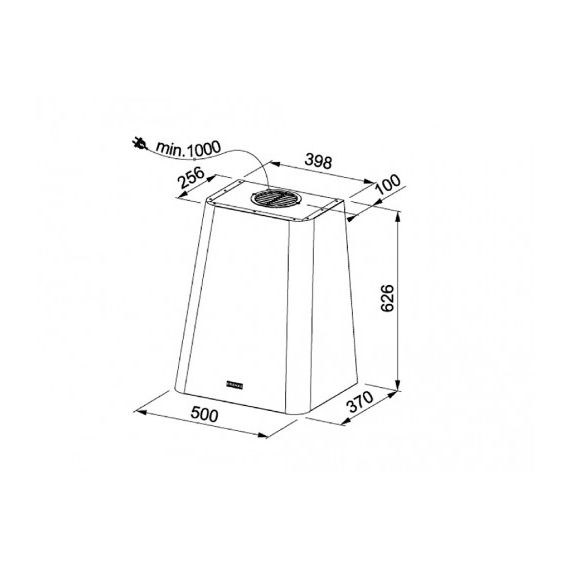 ВЫТЯЖКА FRANKE SMART DECO FSMD 508 GY ( 335.0530.199 ) CЕРЫЙ