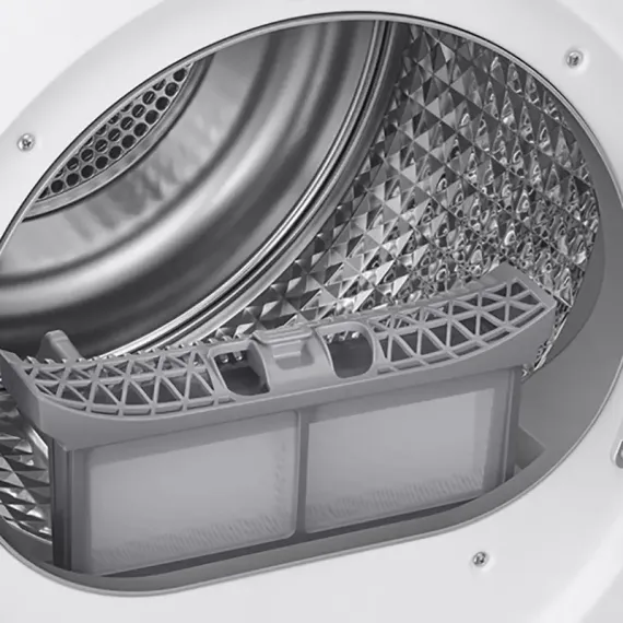 USCATOR DE RUFE SAMSUNG DV90BB5245AES7, 9KG, ALB