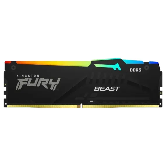 MEMORIE RAM KINGSTON FURY BEAST RGB, DDR5 SDRAM, 5600 MHZ, 32 GB, KF556C40BBAK2-32