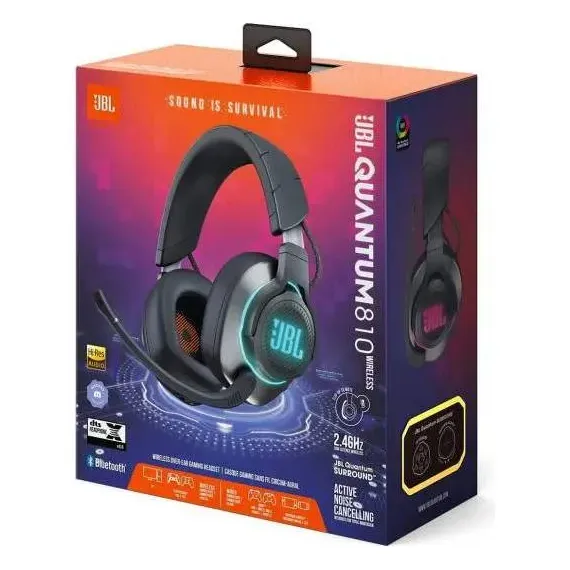 CASTI GAMING JBL QUANTUM 810, FARA FIR, NEGRU