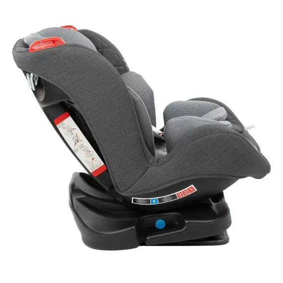 ДЕТСКОЕ АВТОКРЕСЛО KIKKA BOO HOOD, ГРУППА 0+/1/2 (ДО 25 КГ), СЕРЫЙ