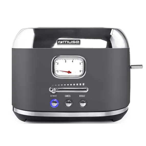 TOASTER MUSE MS-120 DG, ARGINTIU