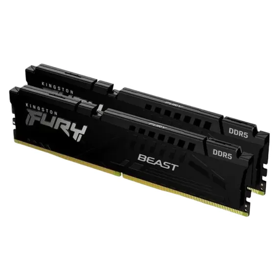 MEMORIE RAM KINGSTON FURY BEAST, DDR5 SDRAM, 6000 MHZ, 64GB, KF560C40BBK2-64