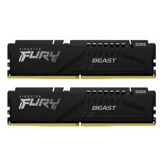 MEMORIE RAM KINGSTON FURY BEAST, DDR5 SDRAM, 6000 MHZ, 64GB, KF560C40BBK2-64