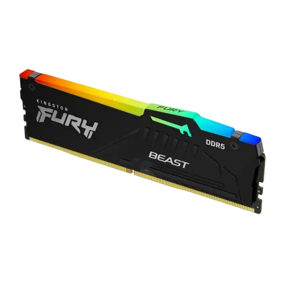 MEMORIE RAM KINGSTON FURY BEAST RGB, DDR5 SDRAM, 5200 MHZ, 32 GB, KF552C40BBAK2-32