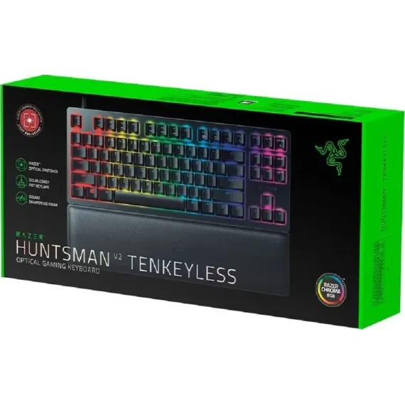 КЛАВИАТУРА RAZER HUNTSMAN V2, ПРОВОДНОЕ, ЧЁРНЫЙ