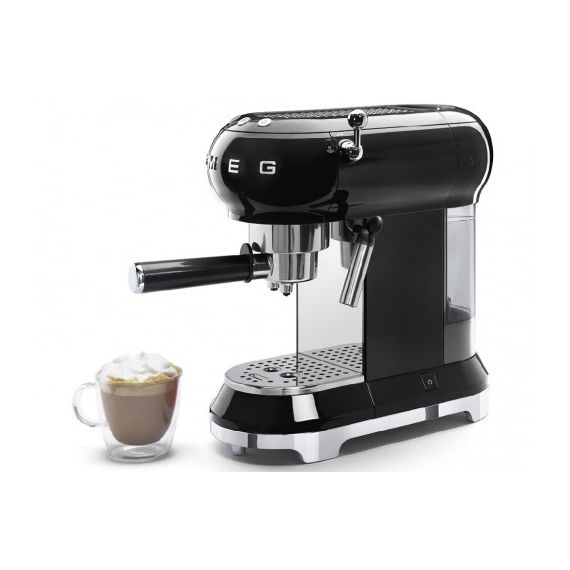 КОФЕМАШИНА ЧЕРНЫЙ SMEG ECF01BLEU