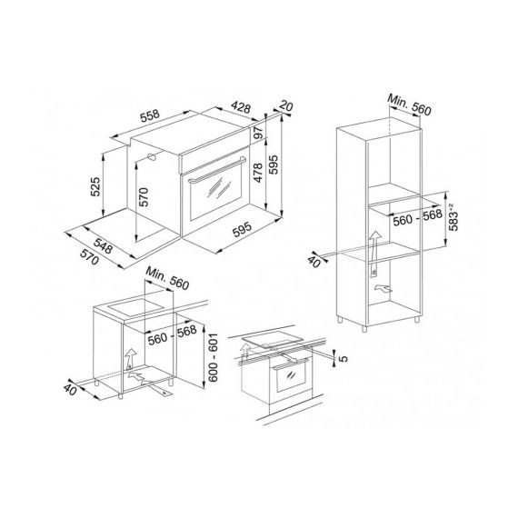 ВСТРАИВАЕМАЯ ЭЛЕКТРИЧЕСКАЯ ДУХОВКА FRANKE 116.0606.097 FMA 8