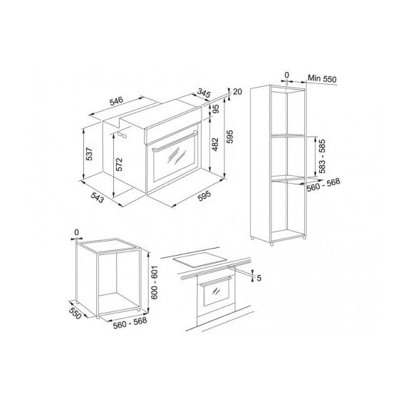 ВСТРАИВАЕМАЯ ЭЛЕКТРИЧЕСКАЯ ДУХОВКА FRANKE FMY 98 P XS (116.0