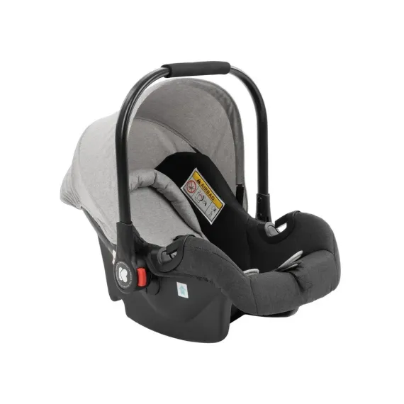 ДЕТСКОЕ АВТОКРЕСЛО KIKKA BOO GIANNI, ГРУППА 0+ (0-13 КГ), СЕРЫЙ