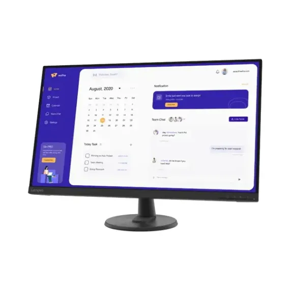 31,5" MONITOR LENOVO D32U-40, VA 3840X2160 4K-UHD, NEGRU